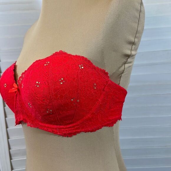 Victoria's Secret  Dream Angles Bra Size 32DD Underwire Demi Lace - Picture 5 of 16